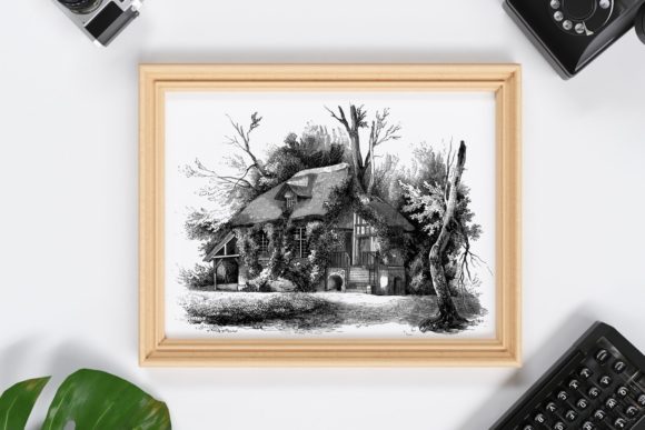Download Old House Vintage Illustration - Vintage Collection