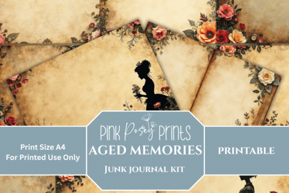 Download Vintage Ephemera Junk Journal Kit - Vintage Collection