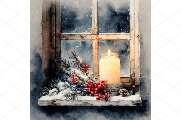 Download 29 Vintage Winter Scene JPG Bundle - Vintage Collection