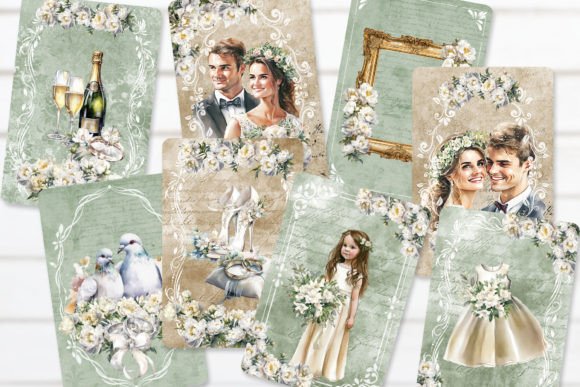 Download Bohemian Wedding Cards for Card Making - Bohemian Collection