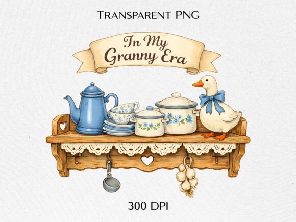 Download In My Granny Era Vintage PNG - Vintage png Collection