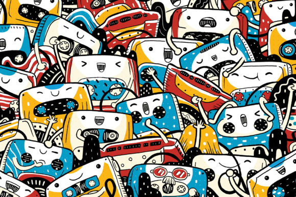 Download Vintage Cassette Illustration - Vintage Collection