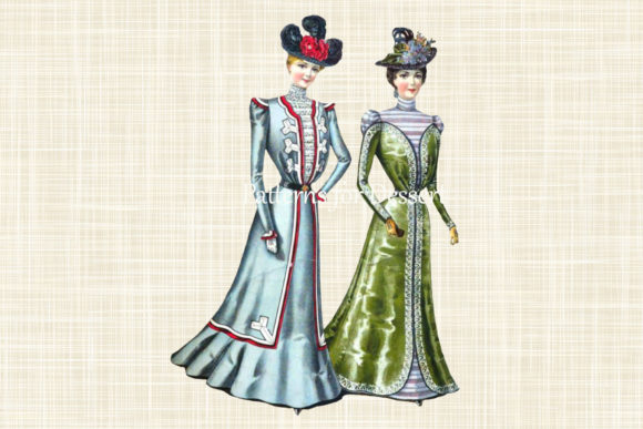 Download Victorian Women Vintage Clip Art - Vintage Collection