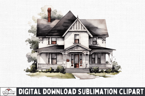 Download Vintage House PNG Clipart - Vintage Collection