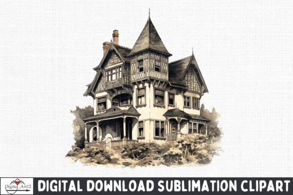 Download Vintage House PNG Clipart - Vintage Collection