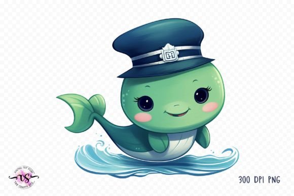 Download Cute St Patrick's Day Baby Whale Clipart - Baby whale Collection