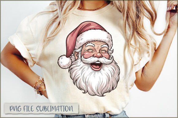 Download Vintage Santa PNG, Retro Funny Santa - Vintage Collection