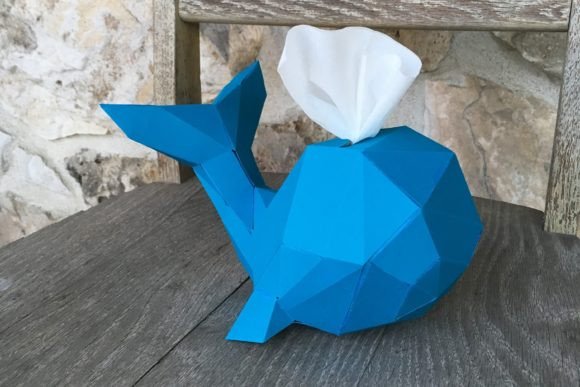Download Mama and Baby Whale Paper Sculpture - Baby whale Collection