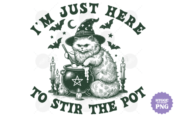 Download Vintage Witch Cat Feral Halloween Pot - Vintage Collection