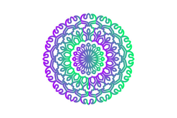 Download Mandala Icon Bohemian Style Gradient Art - Bohemian Collection